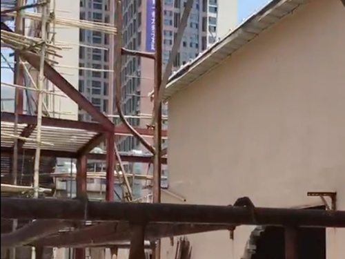 外墙施工现场视频